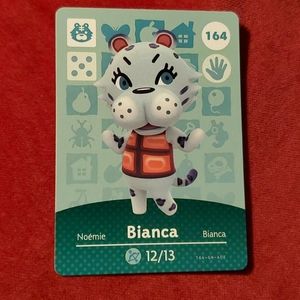 Bianca Animal Crossing Amiibo Card
